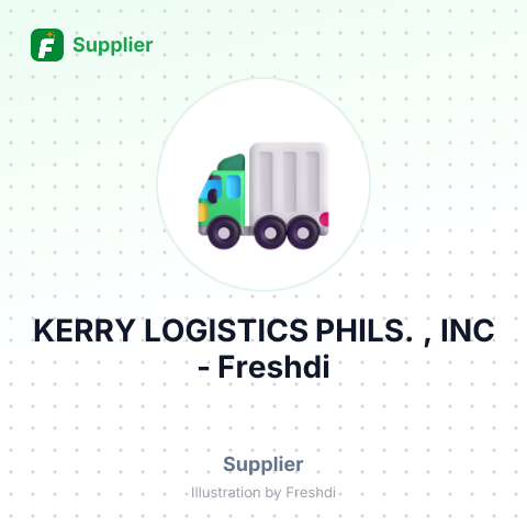KERRY LOGISTICS PHILS. , INC – summary card, no photo uploaded yet