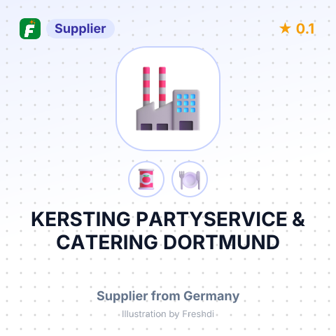 KERSTING PARTYSERVICE & CATERING DORTMUND – summary card, no photo uploaded yet