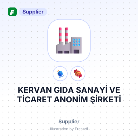KERVAN GIDA SANAYİ VE TİCARET ANONİM ŞİRKETİ – summary card, no photo uploaded yet