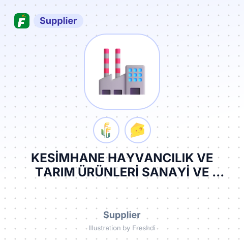 KESİMHANE HAYVANCILIK VE TARIM ÜRÜNLERİ SANAYİ VE TİCARET LİMİTED ŞİRKETİ – summary card, no photo uploaded yet