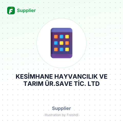 KESİMHANE HAYVANCILIK VE TARIM ÜR.SAVE TİC. LTD – summary card, no photo uploaded yet