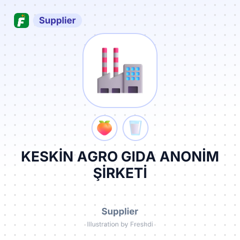 KESKİN AGRO GIDA ANONİM ŞİRKETİ – summary card, no photo uploaded yet