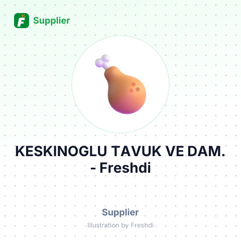 KESKINOGLU TAVUK VE DAM. – summary card, no photo uploaded yet