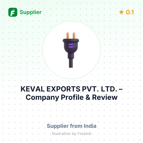 KEVAL EXPORTS PVT. LTD. – summary card, no photo uploaded yet