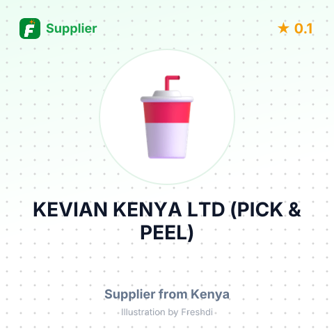 KEVIAN KENYA LTD (PICK & PEEL) – summary card, no photo uploaded yet