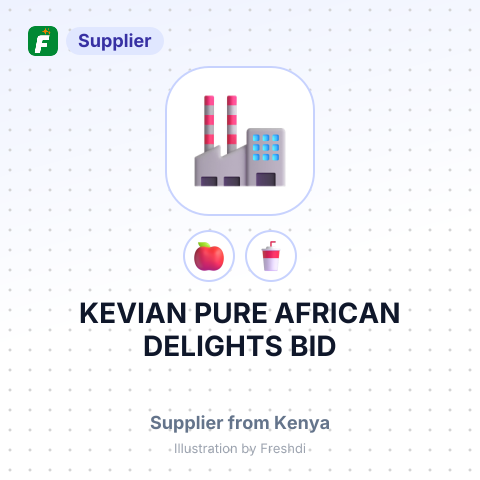 KEVIAN PURE AFRICAN DELIGHTS BID – summary card, no photo uploaded yet