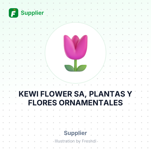 KEWI FLOWER SA, PLANTAS Y FLORES ORNAMENTALES – summary card, no photo uploaded yet
