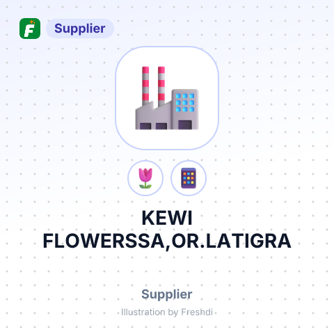 KEWI FLOWERSSA,OR.LATIGRA – summary card, no photo uploaded yet