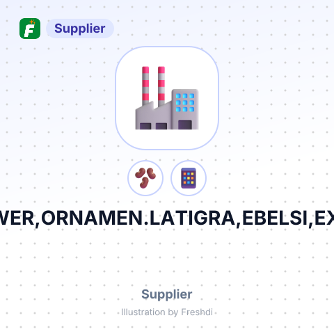 KEWIFLOWER,ORNAMEN.LATIGRA,EBELSI,EXPOFLORA – summary card, no photo uploaded yet