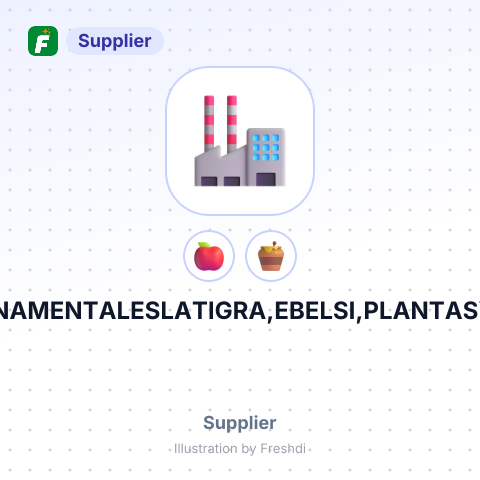 KEWIFLOWER,ORNAMENTALESLATIGRA,EBELSI,PLANTASYFLORES,OBASHE – summary card, no photo uploaded yet