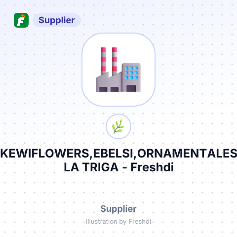KEWIFLOWERS,EBELSI,ORNAMENTALES LA TRIGA – summary card, no photo uploaded yet