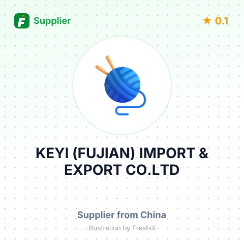 KEYI (FUJIAN) IMPORT & EXPORT CO.LTD – summary card, no photo uploaded yet