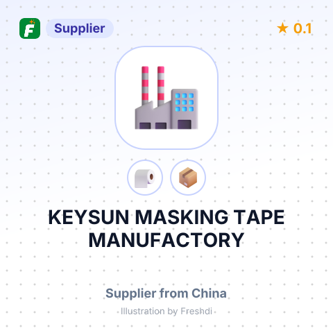 KEYSUN MASKING TAPE MANUFACTORY – summary card, no photo uploaded yet