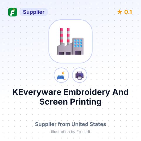 KEveryware Embroidery And Screen Printing – summary card, no photo uploaded yet