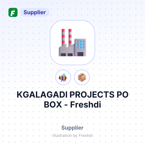 KGALAGADI PROJECTS PO BOX – summary card, no photo uploaded yet