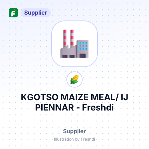 KGOTSO MAIZE MEAL/ IJ PIENNAR – summary card, no photo uploaded yet