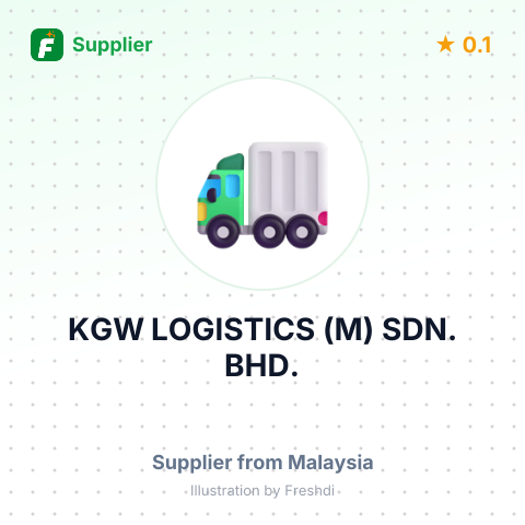 KGW LOGISTICS (M) SDN. BHD. – summary card, no photo uploaded yet