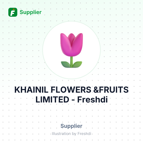KHAINIL FLOWERS &FRUITS LIMITED – summary card, no photo uploaded yet