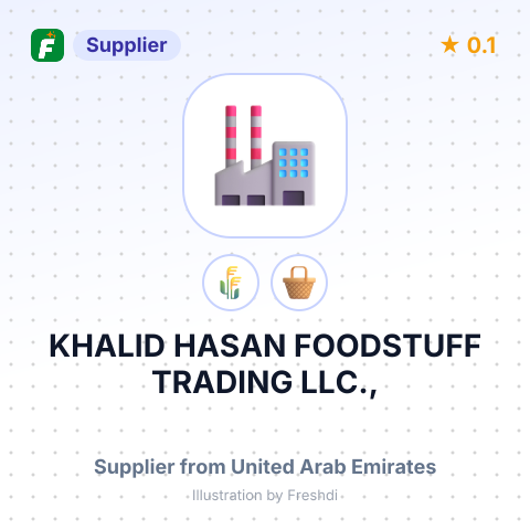 KHALID HASAN FOODSTUFF TRADING LLC., – summary card, no photo uploaded yet