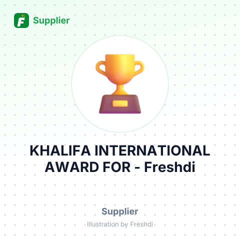KHALIFA INTERNATIONAL AWARD FOR – summary card, no photo uploaded yet