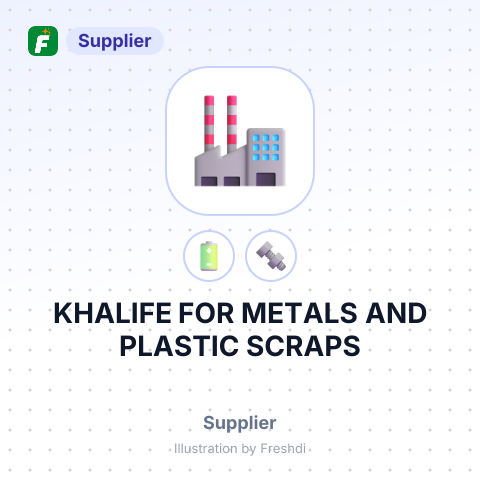 KHALIFE FOR METALS AND PLASTIC SCRAPS – summary card, no photo uploaded yet