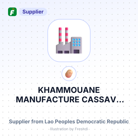 KHAMMOUANE MANUFACTURE CASSAVA FLOUR – summary card, no photo uploaded yet