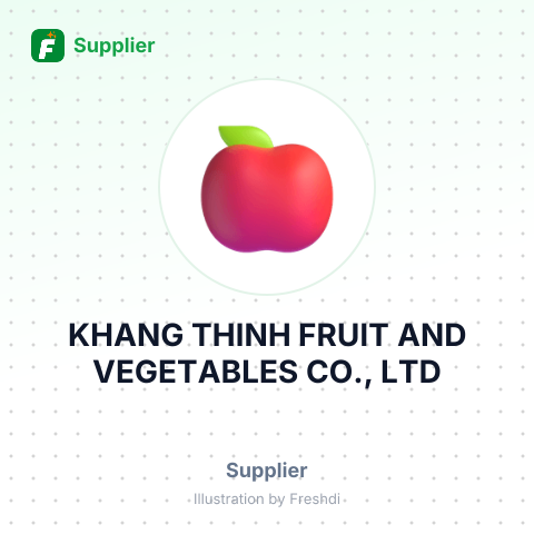 KHANG THINH FRUIT AND VEGETABLES CO., LTD – summary card, no photo uploaded yet
