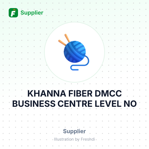 KHANNA FIBER DMCC BUSINESS CENTRE LEVEL NO – summary card, no photo uploaded yet