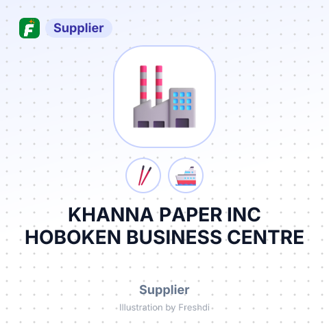 KHANNA PAPER INC HOBOKEN BUSINESS CENTRE – summary card, no photo uploaded yet