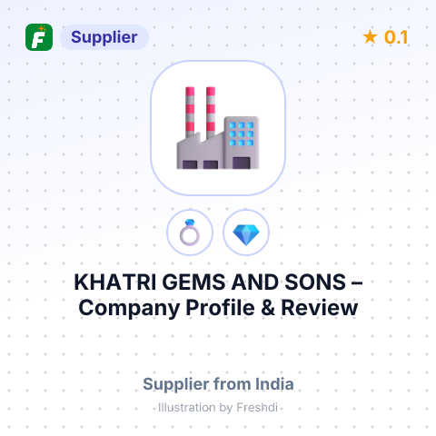 KHATRI GEMS AND SONS – summary card, no photo uploaded yet