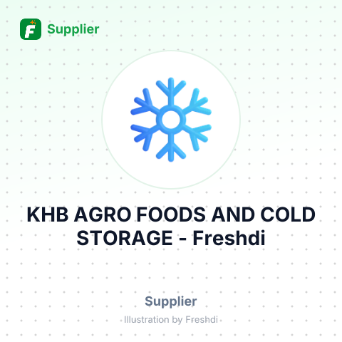 KHB AGRO FOODS AND COLD STORAGE – summary card, no photo uploaded yet