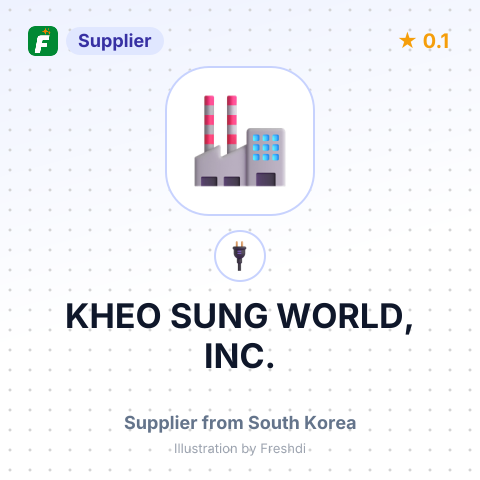 KHEO SUNG WORLD, INC. – summary card, no photo uploaded yet
