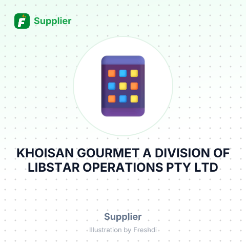 KHOISAN GOURMET A DIVISION OF LIBSTAR OPERATIONS PTY LTD – summary card, no photo uploaded yet