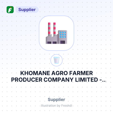 KHOMANE AGRO FARMER PRODUCER COMPANY LIMITED – summary card, no photo uploaded yet