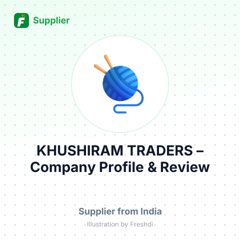 KHUSHIRAM TRADERS – summary card, no photo uploaded yet