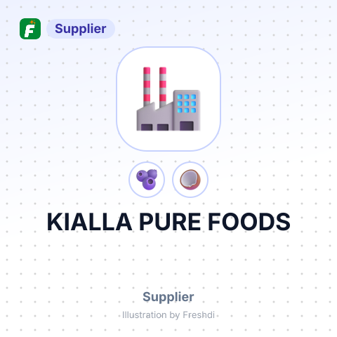 KIALLA PURE FOODS – summary card, no photo uploaded yet