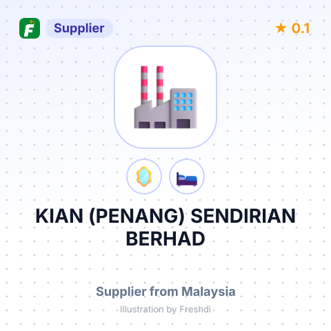 KIAN (PENANG) SENDIRIAN BERHAD – summary card, no photo uploaded yet