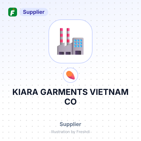 KIARA GARMENTS VIETNAM CO – summary card, no photo uploaded yet
