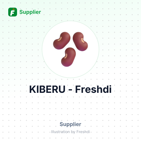KIBERU – summary card, no photo uploaded yet