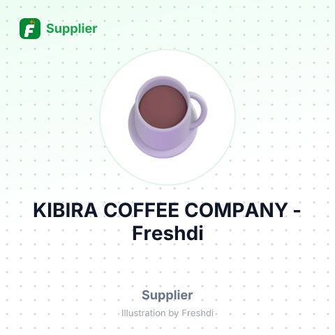 KIBIRA COFFEE COMPANY – summary card, no photo uploaded yet