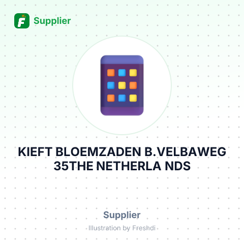 KIEFT BLOEMZADEN B.VELBAWEG 35THE NETHERLA NDS – summary card, no photo uploaded yet