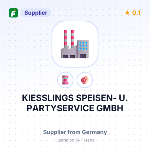 KIESSLINGS SPEISEN- U. PARTYSERVICE GMBH – summary card, no photo uploaded yet
