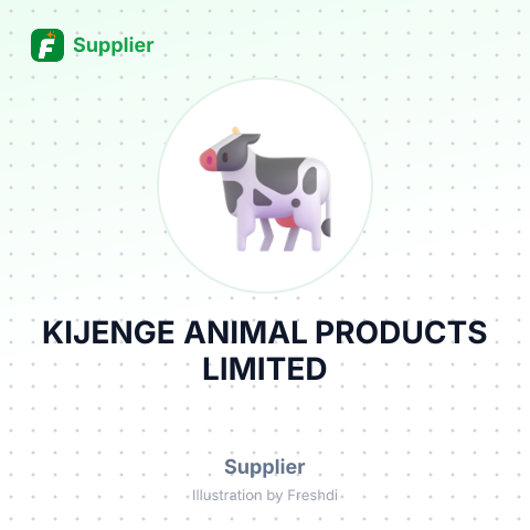 KIJENGE ANIMAL PRODUCTS LIMITED – summary card, no photo uploaded yet
