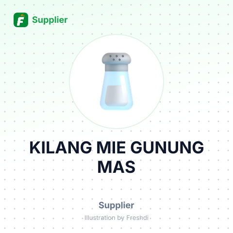 KILANG MIE GUNUNG MAS – summary card, no photo uploaded yet