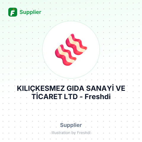 KILIÇKESMEZ GIDA SANAYİ VE TİCARET LTD – summary card, no photo uploaded yet