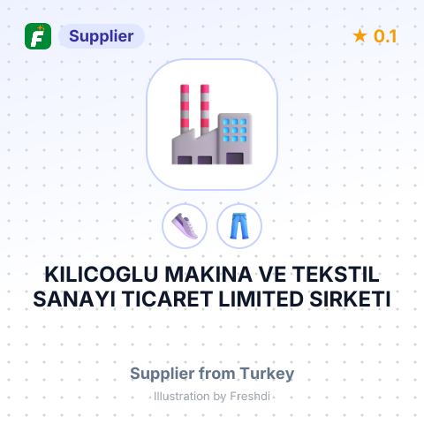 KILICOGLU MAKINA VE TEKSTIL SANAYI TICARET LIMITED SIRKETI – summary card, no photo uploaded yet