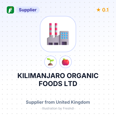 KILIMANJARO ORGANIC FOODS LTD – summary card, no photo uploaded yet