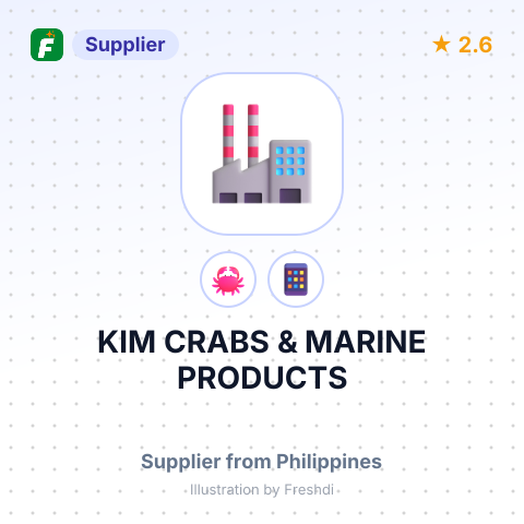 KIM CRABS & MARINE PRODUCTS – summary card, no photo uploaded yet