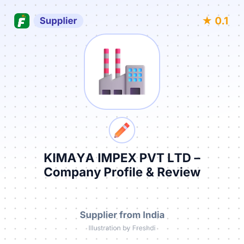 KIMAYA IMPEX PVT LTD – summary card, no photo uploaded yet
