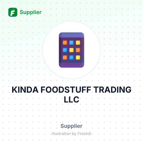 KINDA FOODSTUFF TRADING LLC – summary card, no photo uploaded yet